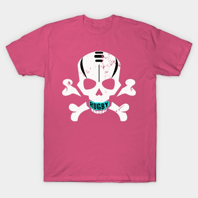 The Jolly Rugger Head Rugby T-Shirt by atomguy